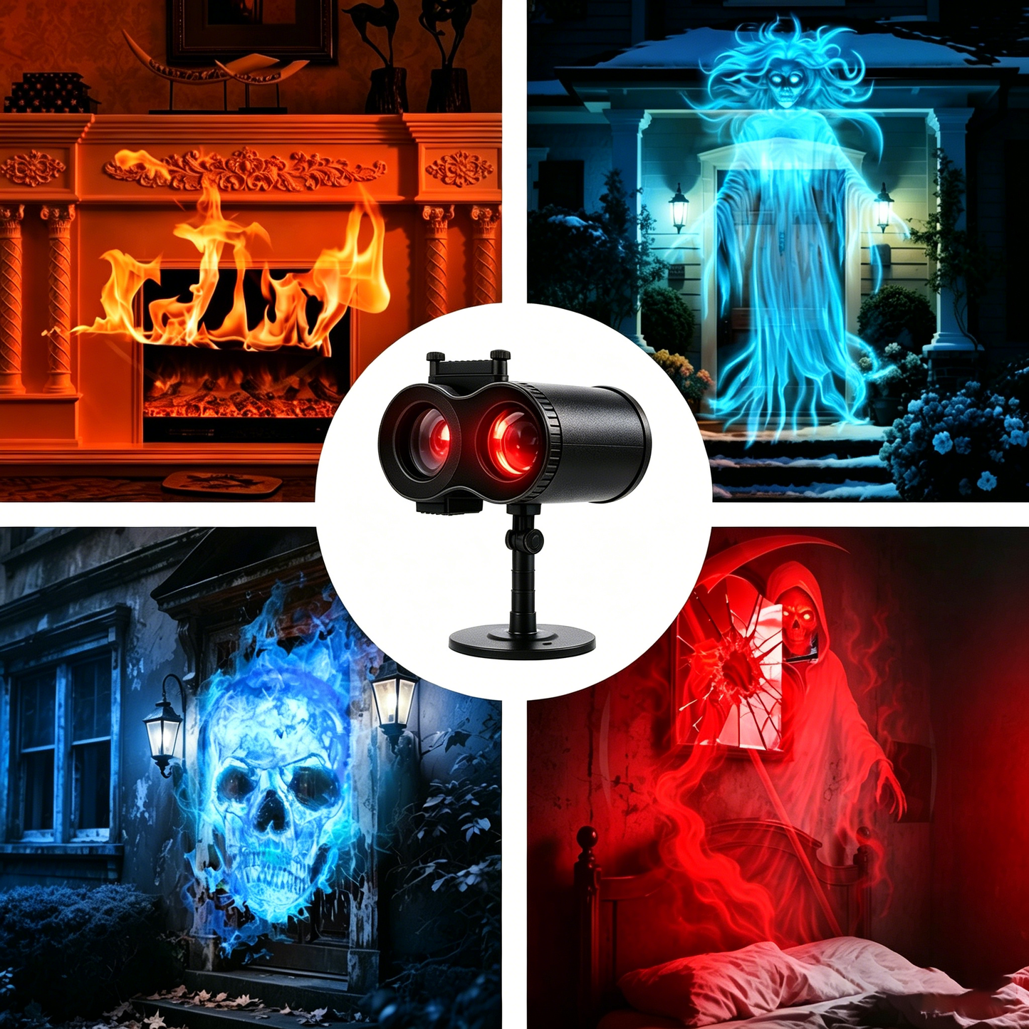 🎃32FT HD Halloween Projector | That Disappoint Your Halloween Party | 10 Unique HD Projection Patterns