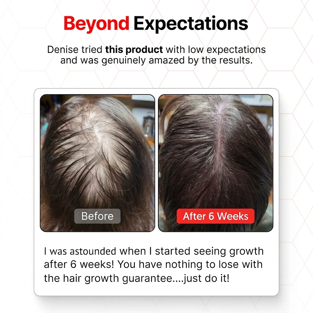 Stop Hiding Your Thinning Hair! 🚫 Experience Real Growth. ✨-edition