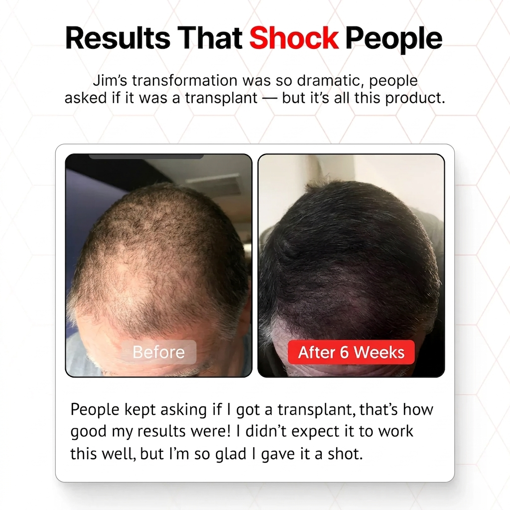 Stop Hiding Your Thinning Hair! 🚫 Experience Real Growth. ✨-edition
