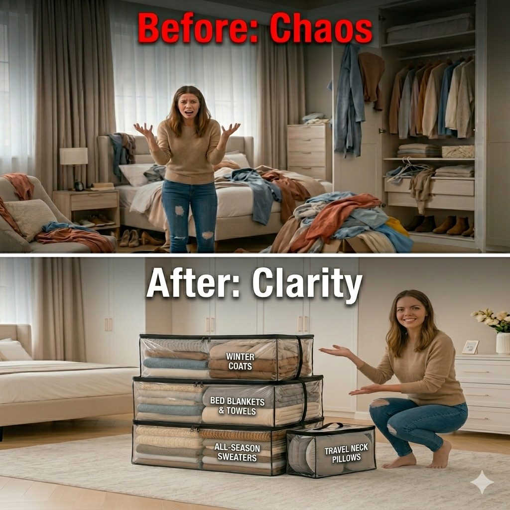 The #1 Storage Solution of 2026! 🏆 Over 30 million families have ditched messy bins for these clear bags-edition