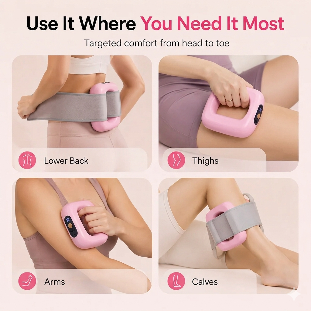 Hands-Free FasciaMassager for MuscleRelaxation & Recovery-edition