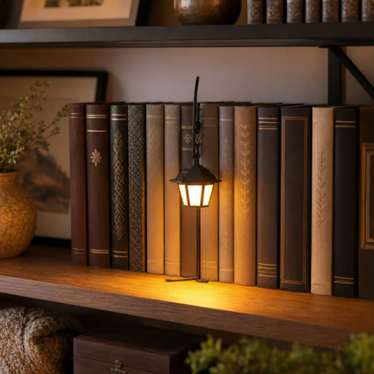🔥LAST DAY 50% OFF - Library Lantern-Decorative Bookshelf Lighting