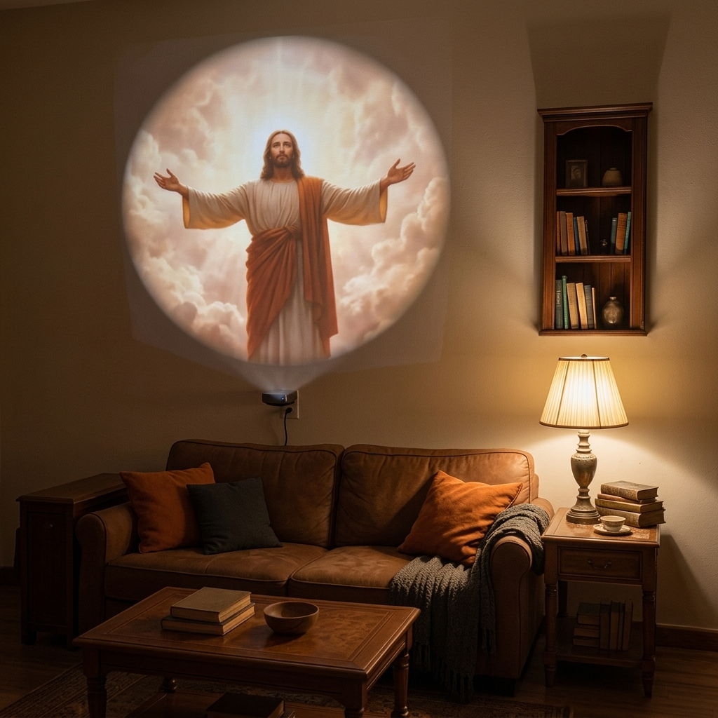 Projection Light That Brings Peace